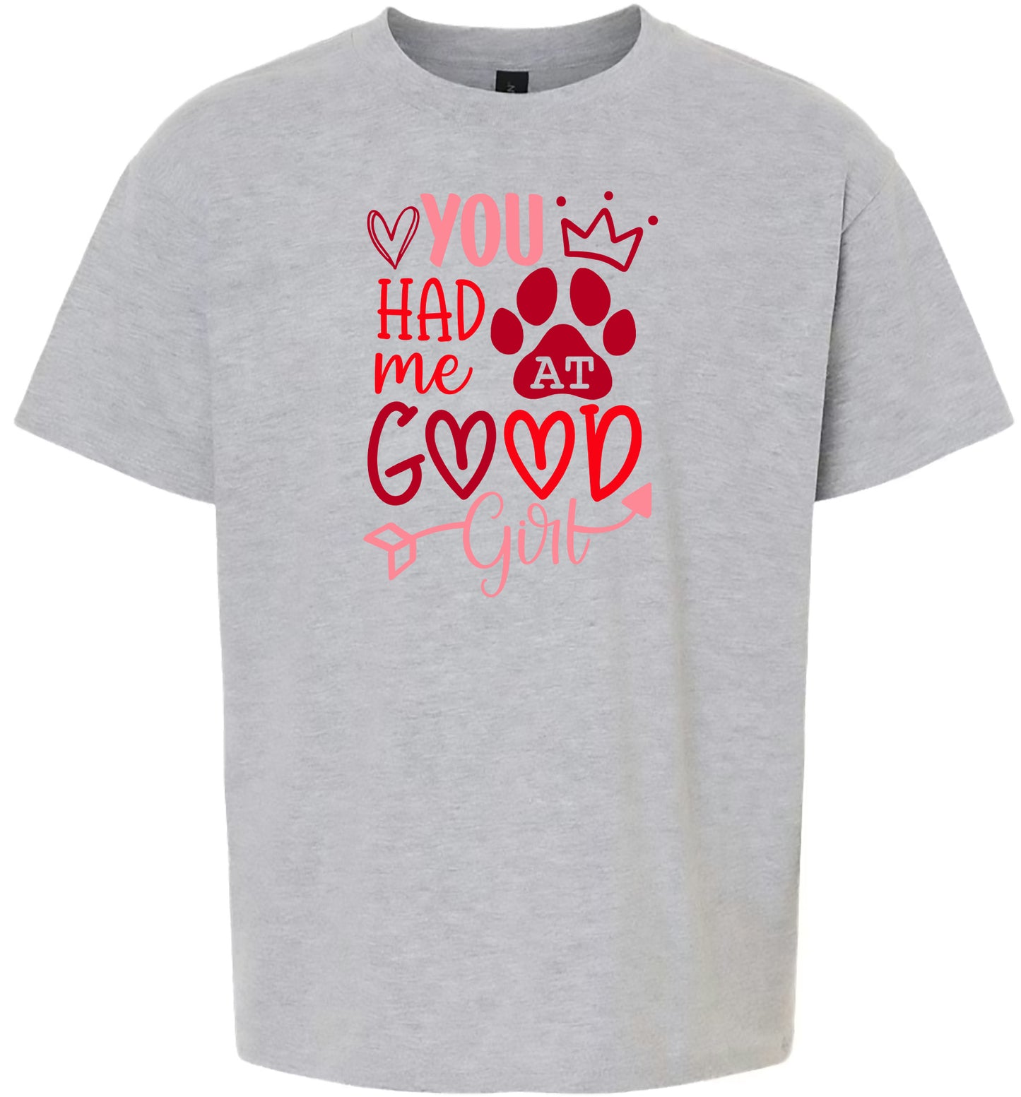 You Had Me At Good Girl Children's Gildan Soft Shirt