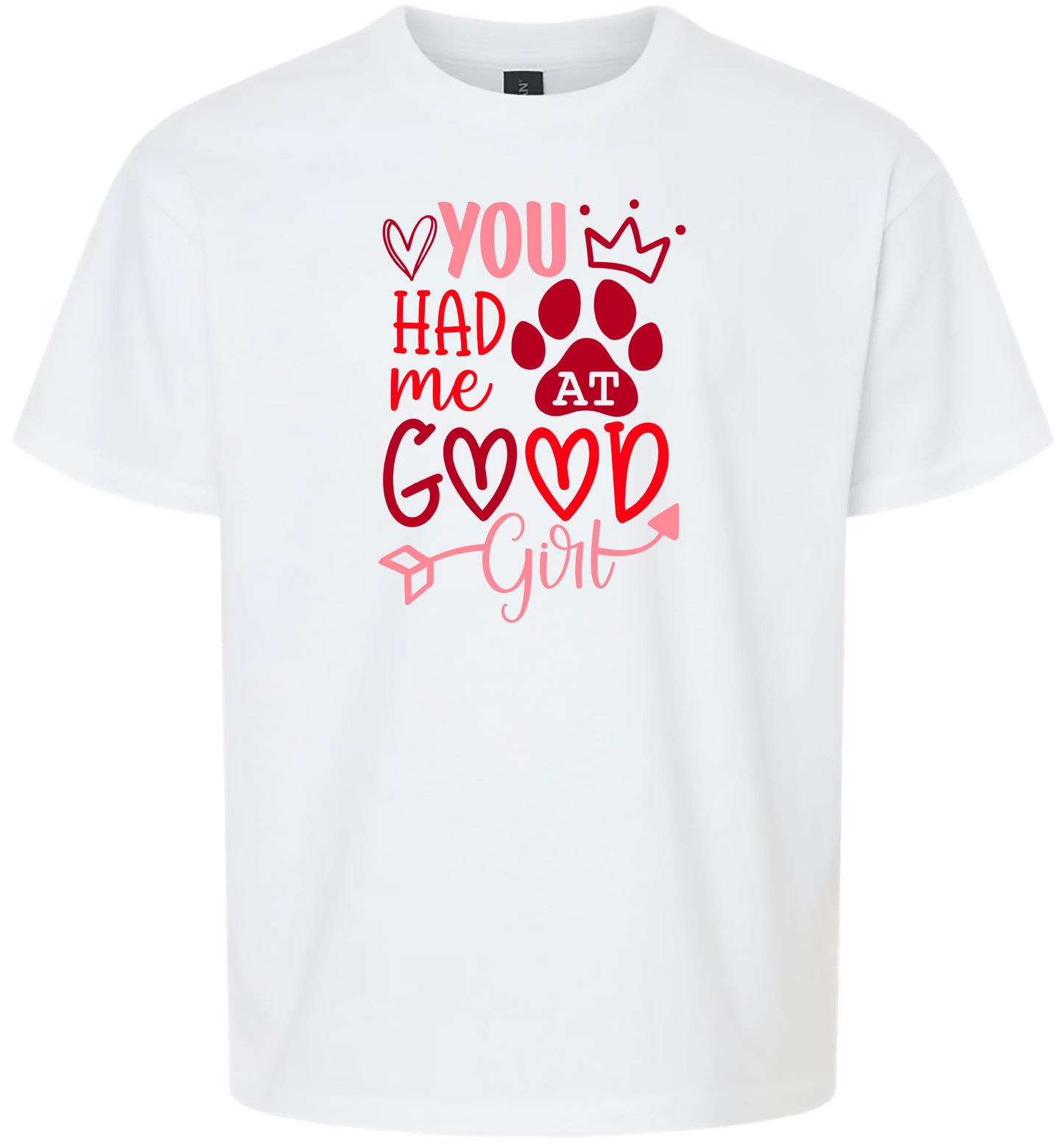 You Had Me At Good Girl Children's Gildan Soft Shirt