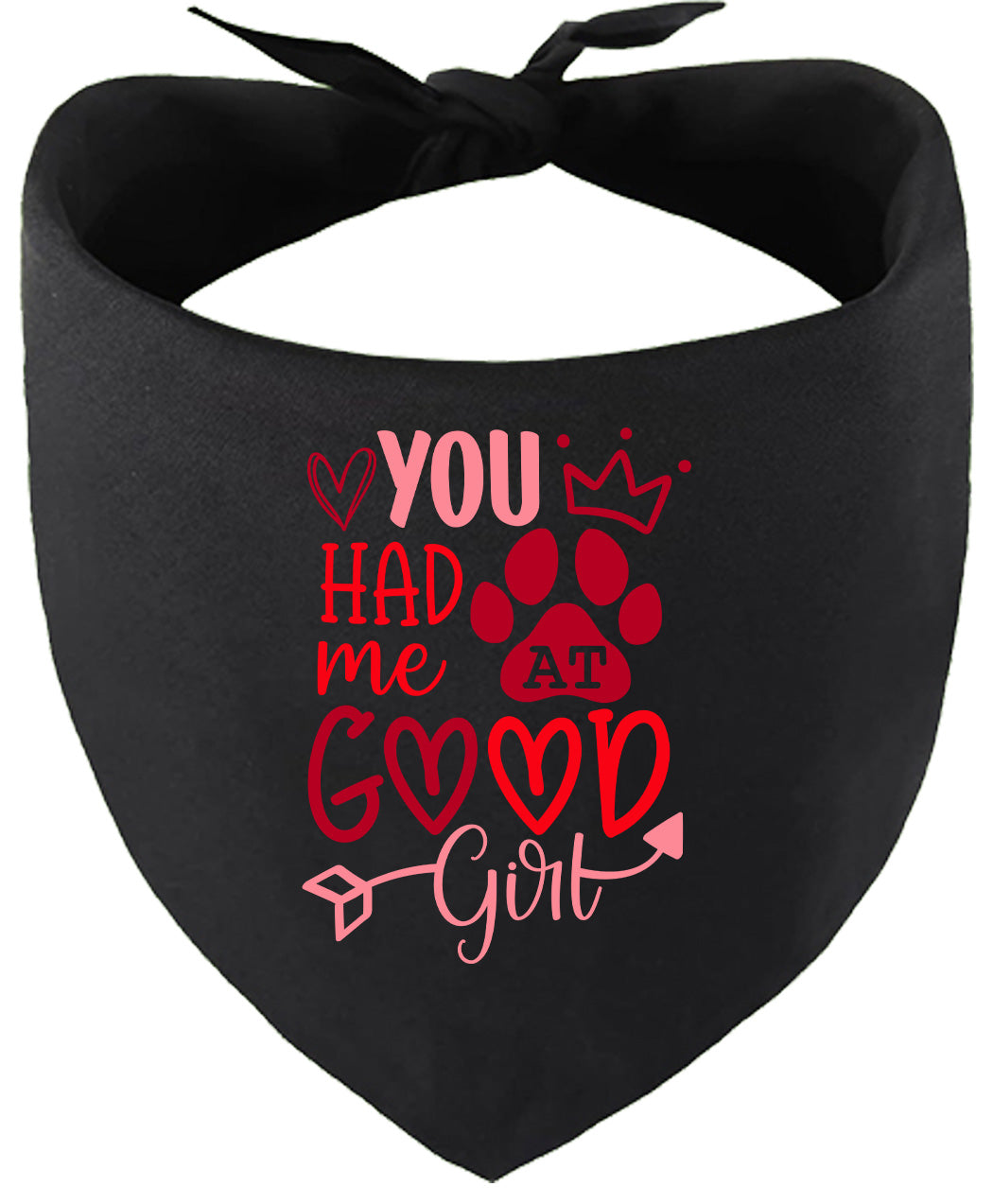 You Had Me At Good Girl Pet Bandana