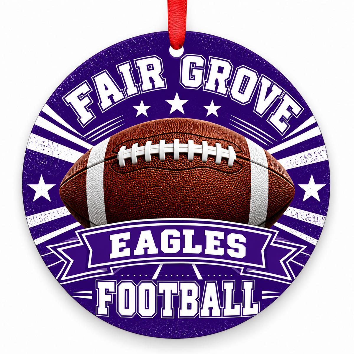Fair Grove High School Eagles – Classic Football 3-inch football ornament, FAIR GROVE, Missouri