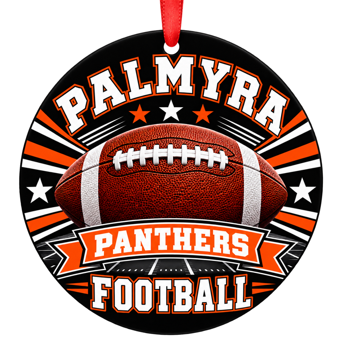 Palmyra High School Panthers – Classic Football 3-inch football ornament, PALMYRA, Missouri