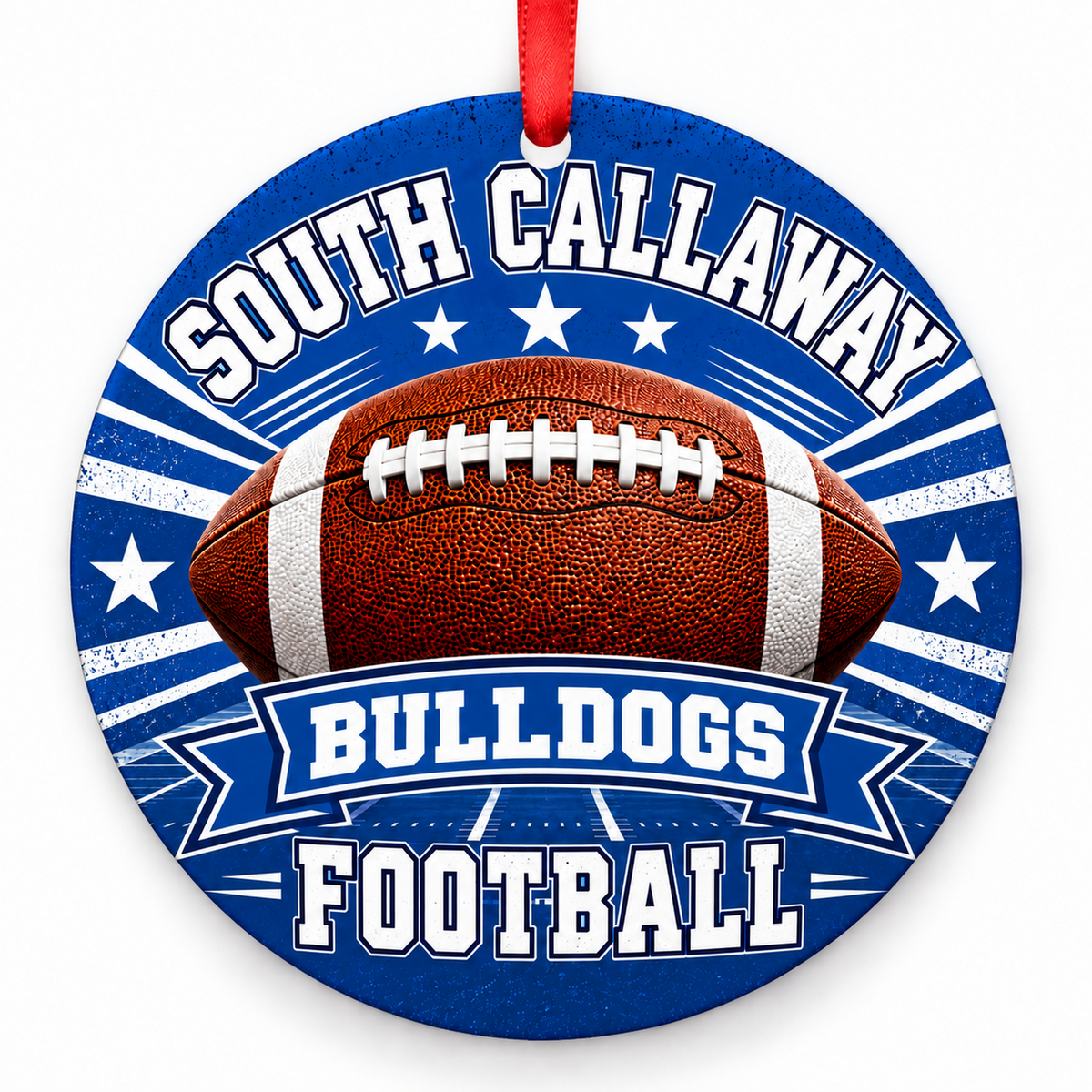 South Callaway High School Bulldogs – Classic Football 3-inch football ornament, MOKANE, Missouri