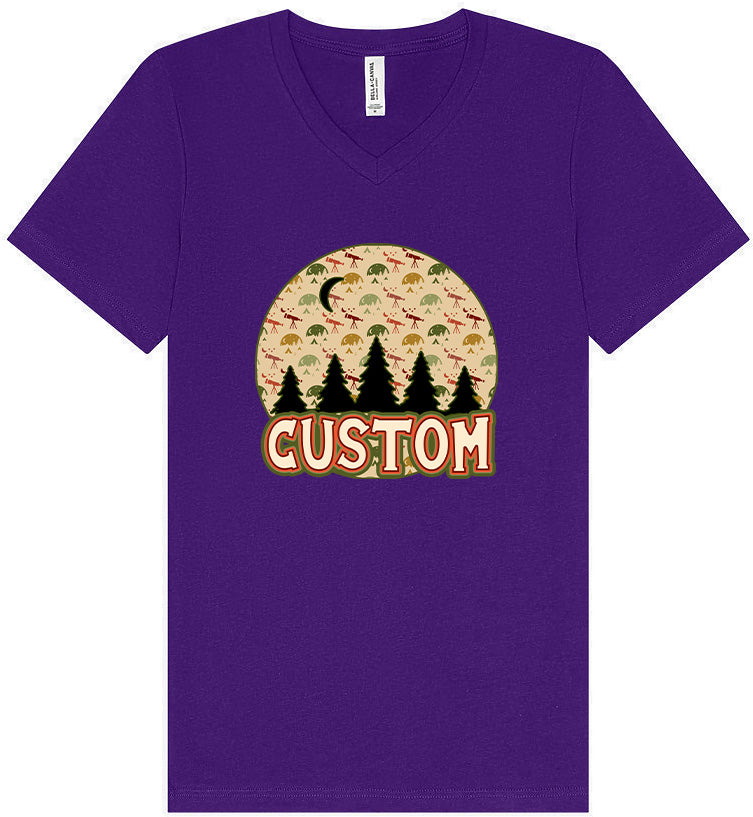 Custom Under the Stars Unisex V-Neck Shirt