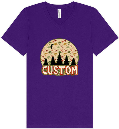 Custom Under the Stars Unisex V-Neck Shirt
