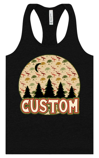 Custom Under the Stars Women's Racerback Tank