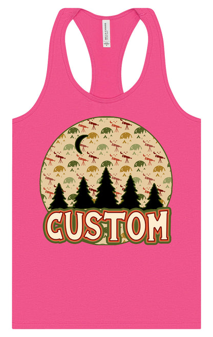 Custom Under the Stars Women's Racerback Tank