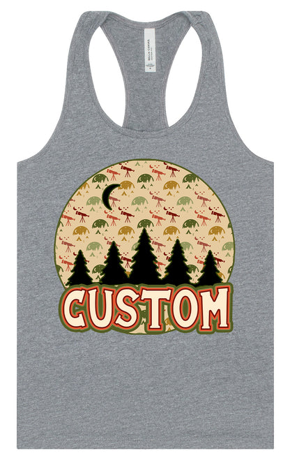 Custom Under the Stars Women's Racerback Tank