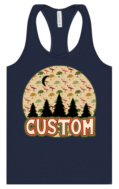 Custom Under the Stars Women's Racerback Tank
