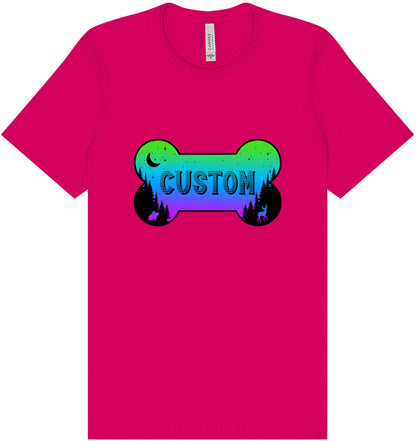 Custom Mountain Shades Adult Bella Canvas Shirt