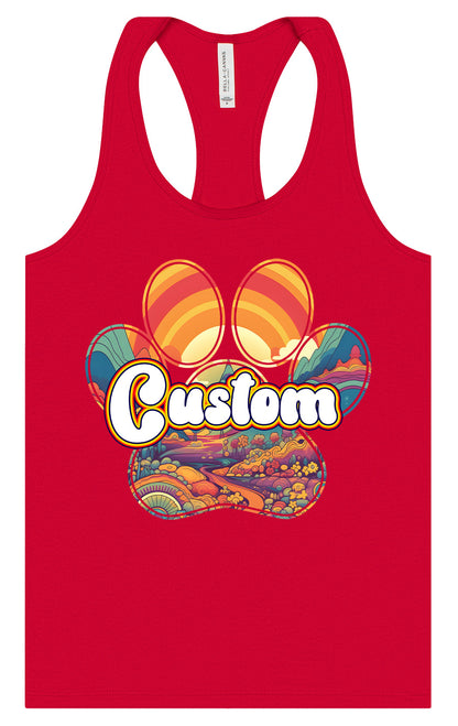 Custom Groovy Summit Women's Racerback Tank