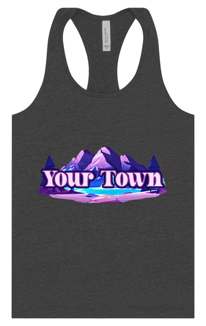 Custom Alpine Pawscape Women's Racerback Tank