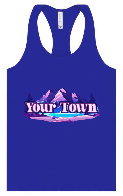 Custom Alpine Pawscape Women's Racerback Tank