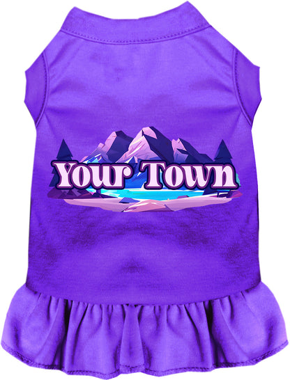 Custom Alpine Pawscape Pet Dress