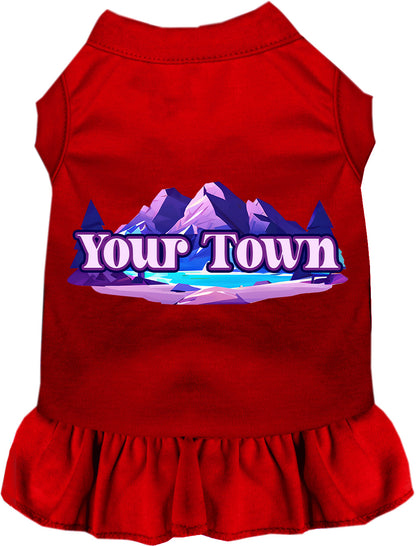 Custom Alpine Pawscape Pet Dress