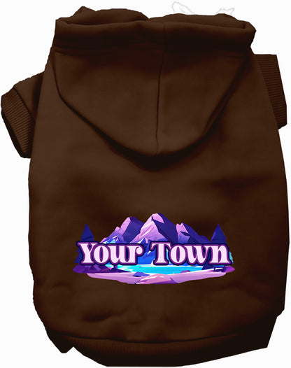 Custom Alpine Pawscape Pet Hoodie