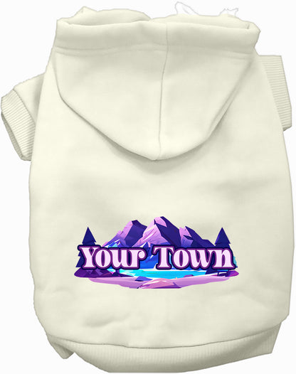 Custom Alpine Pawscape Pet Hoodie