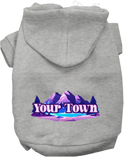 Custom Alpine Pawscape Pet Hoodie