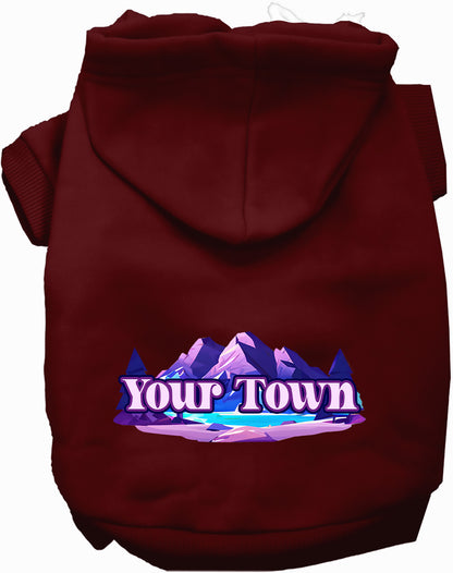 Custom Alpine Pawscape Pet Hoodie