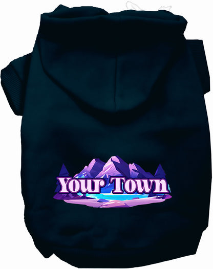 Custom Alpine Pawscape Pet Hoodie