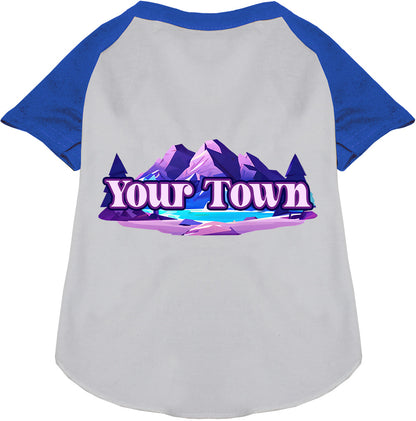 Custom Alpine Pawscape Pet Raglan Shirts
