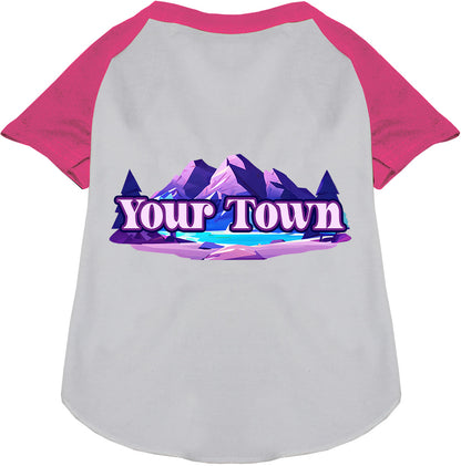 Custom Alpine Pawscape Pet Raglan Shirts