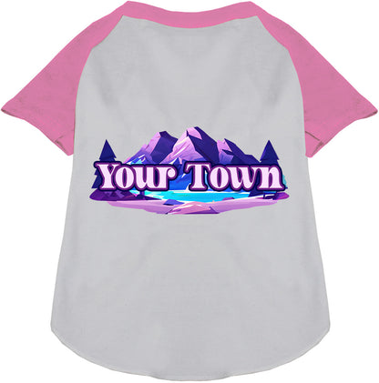 Custom Alpine Pawscape Pet Raglan Shirts
