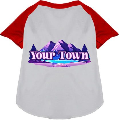 Custom Alpine Pawscape Pet Raglan Shirts