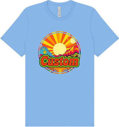 Custom Mellow Mountain Adult Bella Canvas Shirt