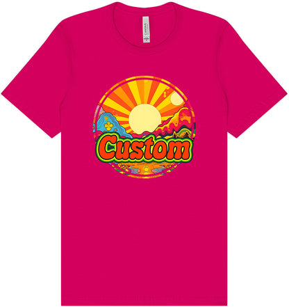 Custom Mellow Mountain Adult Bella Canvas Shirt