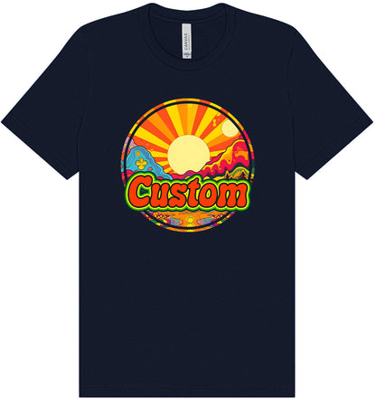 Custom Mellow Mountain Adult Bella Canvas Shirt
