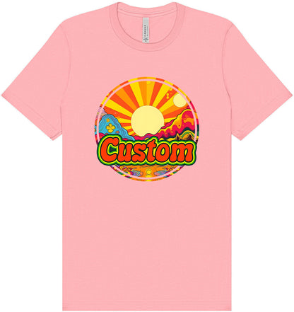 Custom Mellow Mountain Adult Bella Canvas Shirt