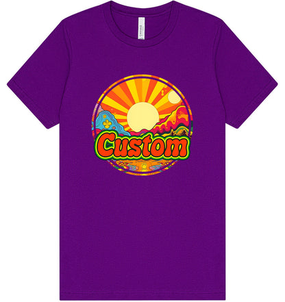Custom Mellow Mountain Adult Bella Canvas Shirt