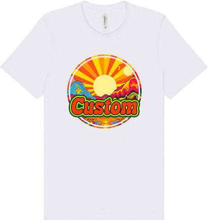 Custom Mellow Mountain Adult Bella Canvas Shirt