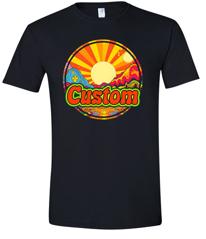 Custom Mellow Mountain Adult Gildan Soft Shirt