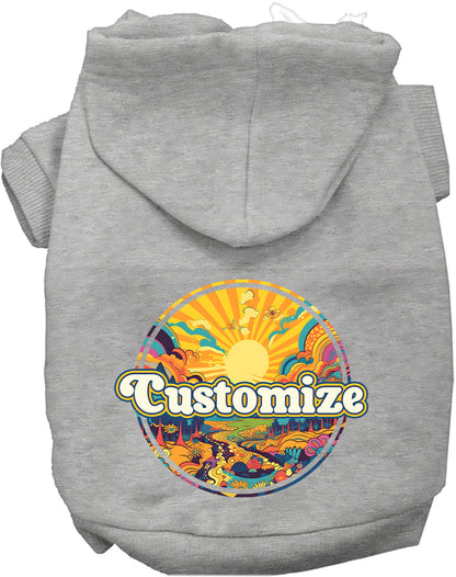 Custom Trippy Peaks Pet Hoodie