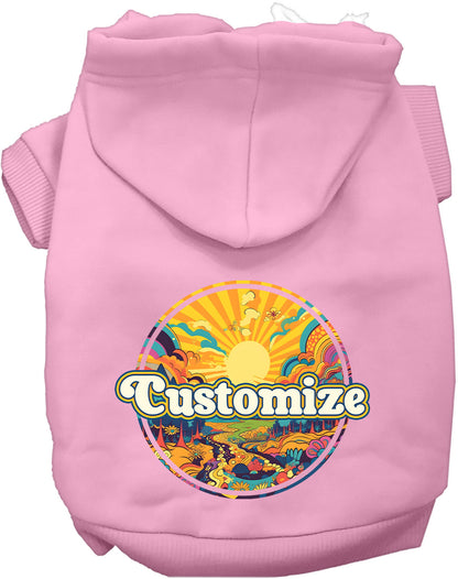 Custom Trippy Peaks Pet Hoodie