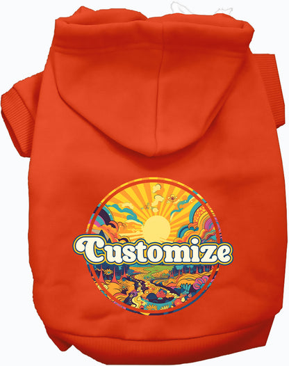 Custom Trippy Peaks Pet Hoodie