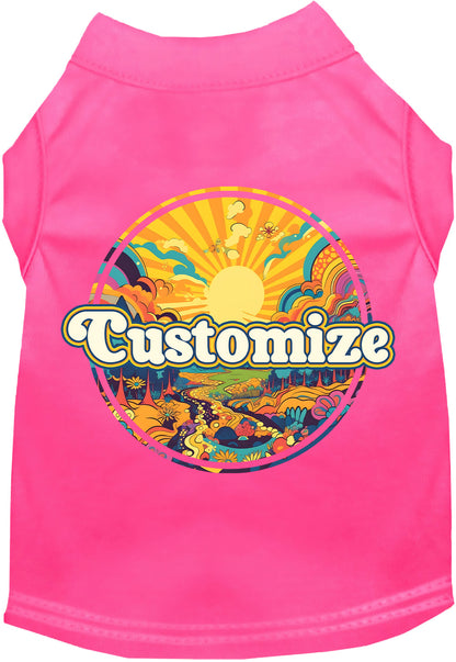 Custom Trippy Peaks Pet Shirt
