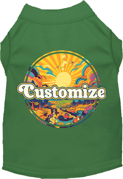 Custom Trippy Peaks Pet Shirt