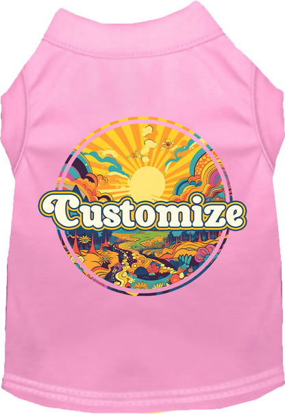 Custom Trippy Peaks Pet Shirt