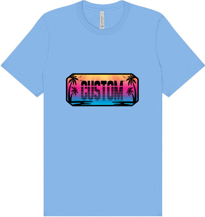Custom Beach Shades Adult Bella Canvas Shirt
