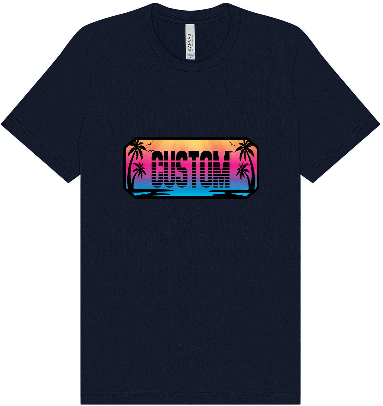 Custom Beach Shades Adult Bella Canvas Shirt