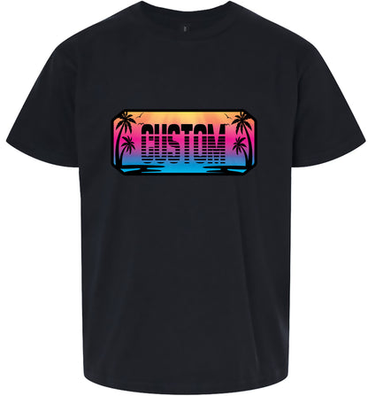 Custom Beach Shades Children's Gildan Soft Shirt
