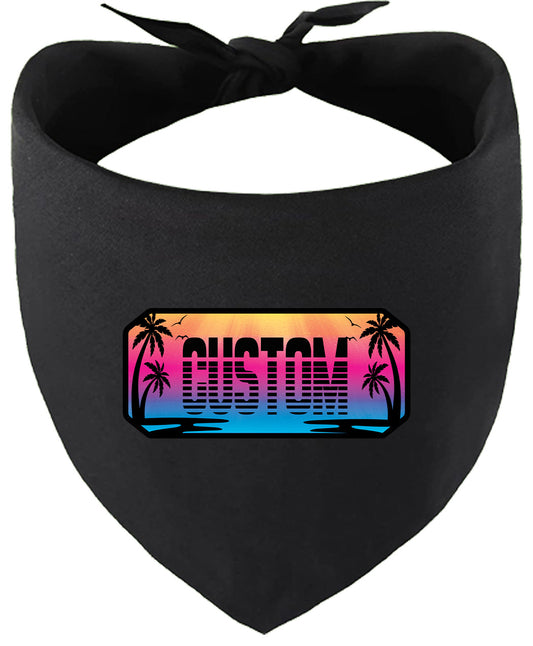 Custom Beach Shades Pet Bandana