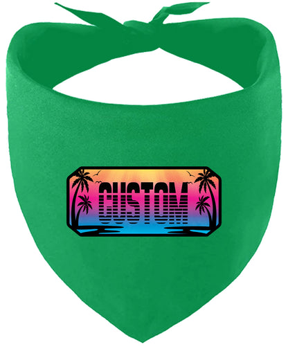 Custom Beach Shades Pet Bandana