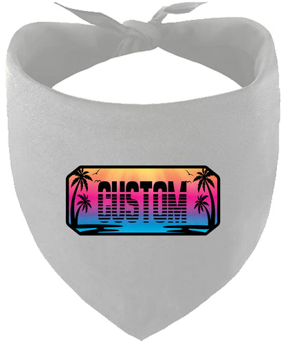Custom Beach Shades Pet Bandana
