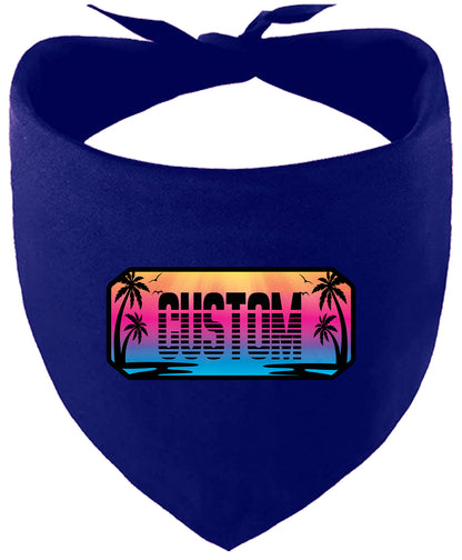 Custom Beach Shades Pet Bandana