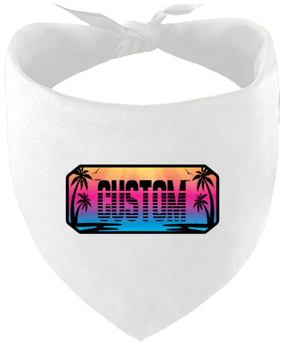 Custom Beach Shades Pet Bandana