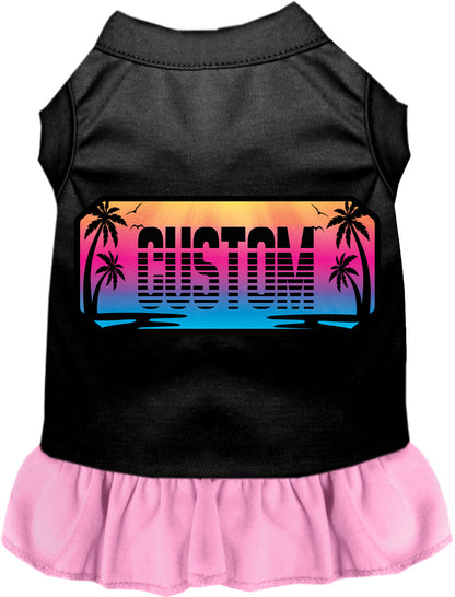 Custom Beach Shades Pet Dress