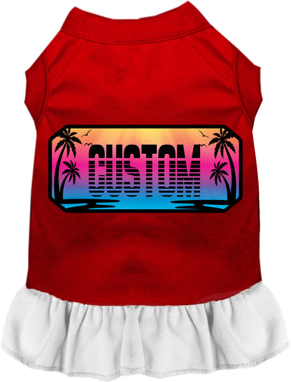 Custom Beach Shades Pet Dress